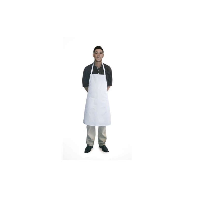 Delantal con Peto Blanco