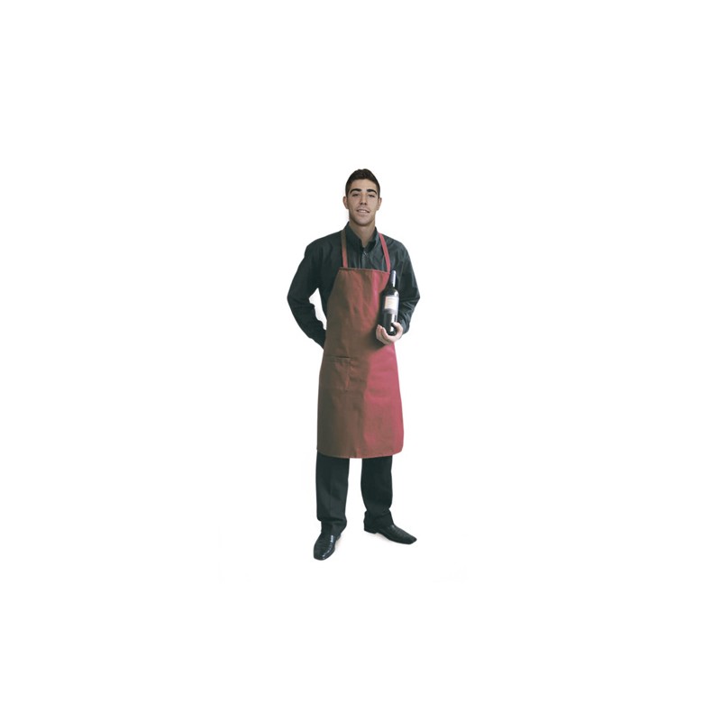 Bib Style Apron. Bordeaux Bib Style Apron. Bordeaux