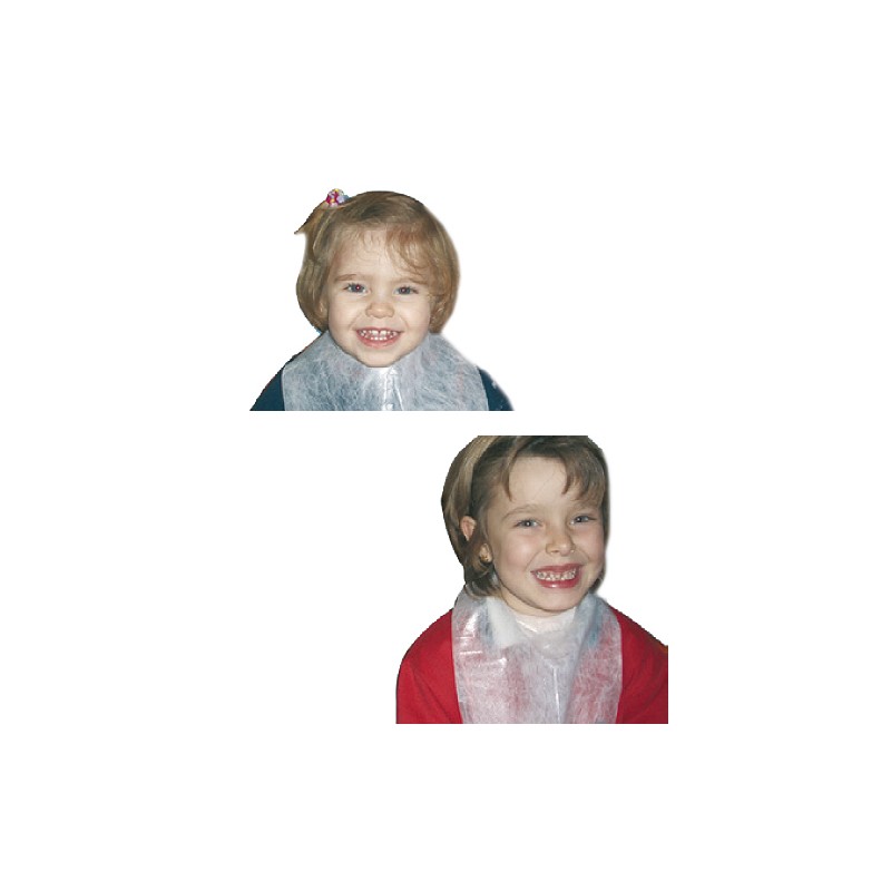 Cellulose Plastified Bib For Children. Pack-100.