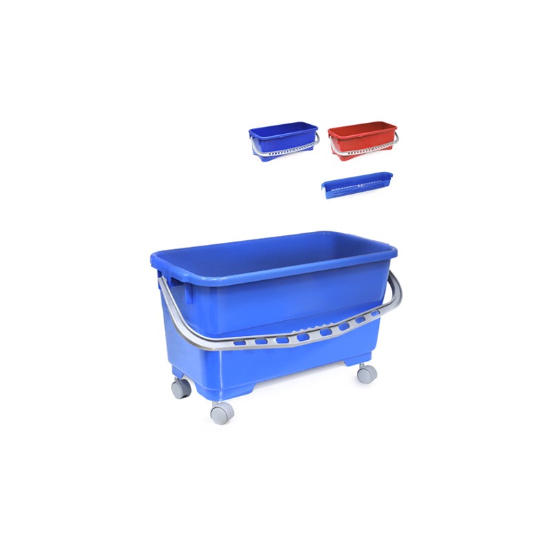 Window Washing Bucket With Plastic Handle.