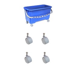 Window Washing Bucket With Plastic Handle.