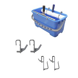 Window Washing Bucket With Plastic Handle.