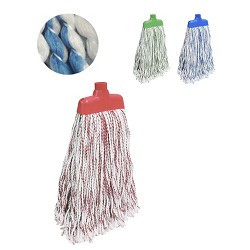 Industrial Wet Mop With Flat Socket. Micro/Coton