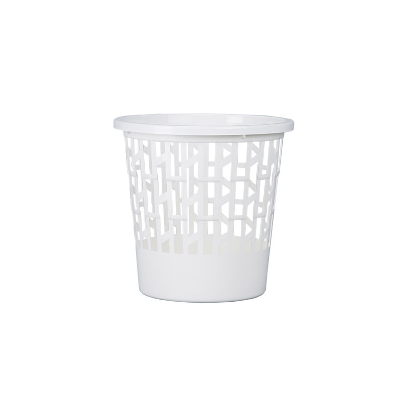 Papelera Rejilla Blanca 12 Litros