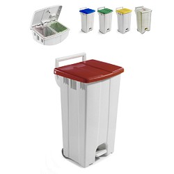 Pegasus Container I. A 2X50 l. (2 Spaces) With Wheels, Cover And Pedal