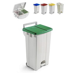 Pegasus Container I. A 2X50 l. (2 Spaces) With Wheels, Cover And Pedal