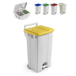 Pegasus Container I. A 2X50 l. (2 Spaces) With Wheels, Cover And Pedal