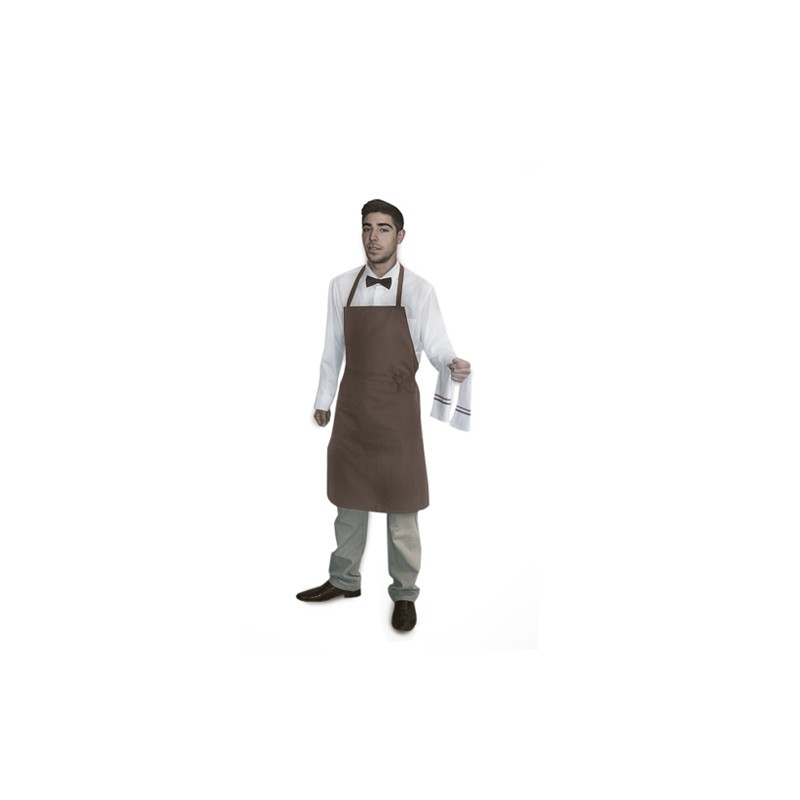 Delantal con Peto Marron