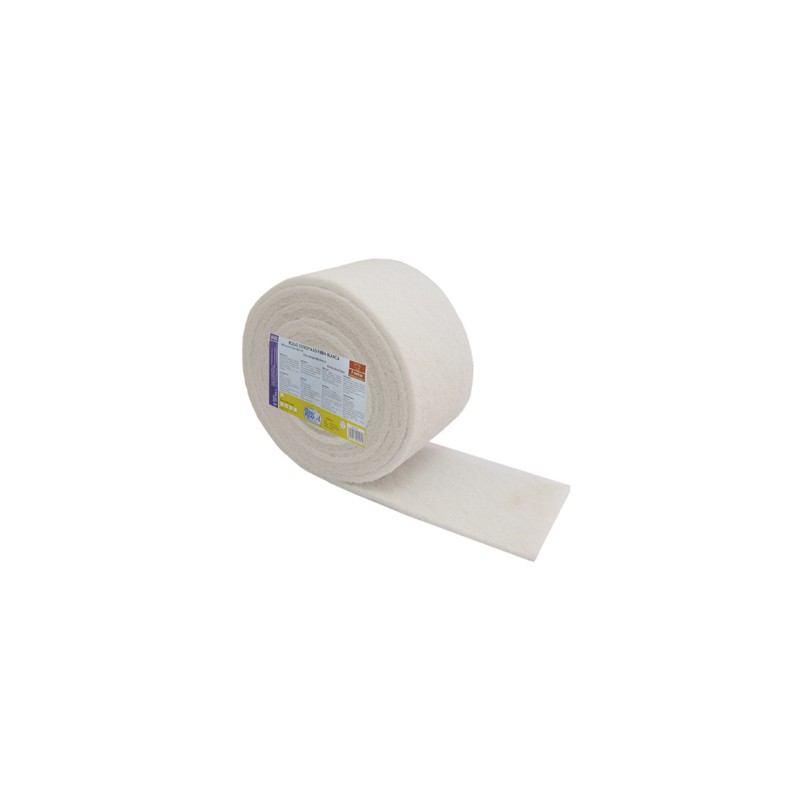 Rollo Estropajo Fibra Blanca. 6 m. x 15 cm.