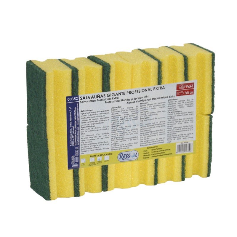 Handgrip Sponge Extra. 7 x 9 cm. Pack- 12