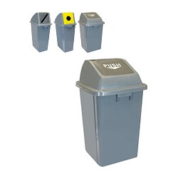 Poubelle Push À Couvercle Basculant. 25, 50 Et 60L
