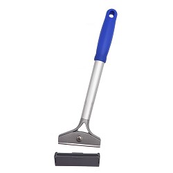 Grattoir Pour Sols Et Vitres. Poignée de 25 cm En Aluminium Anodisé.