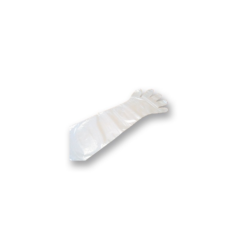 Guantes Plastico Largo Pack-100 "Veterinaria" Guantes Plastico Largo Pack-100 "Veterinaria"