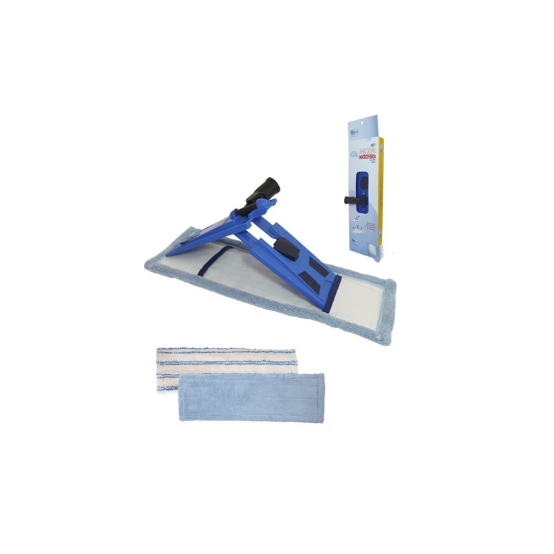 Set Mopa Microfibra Microset + Recambio 40 cm.