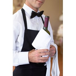 Bib Style Apron. Brown