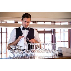 Micro-Max 100% Microfiber Cloth For Glassware. Pack-6 Pcs.