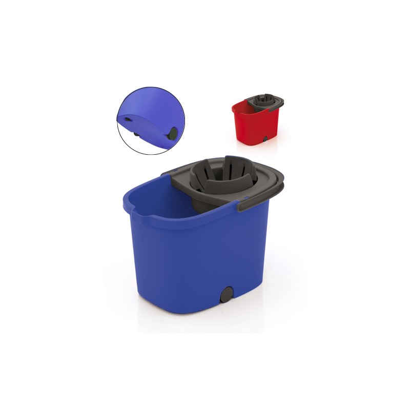 Cubo Willy con Ruedas + Escurrefacil 16 Litros
