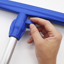 Plastic Nylon Floor Squeegee. I. A. White Rubber. 45 cm.