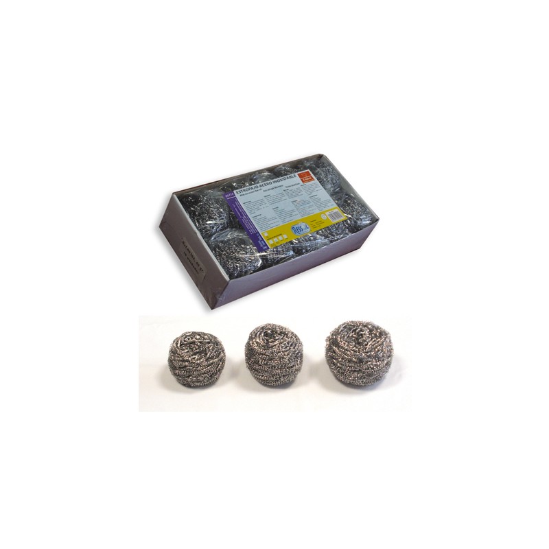 Stainless Steel Scourer 40 Gr. Pack-10