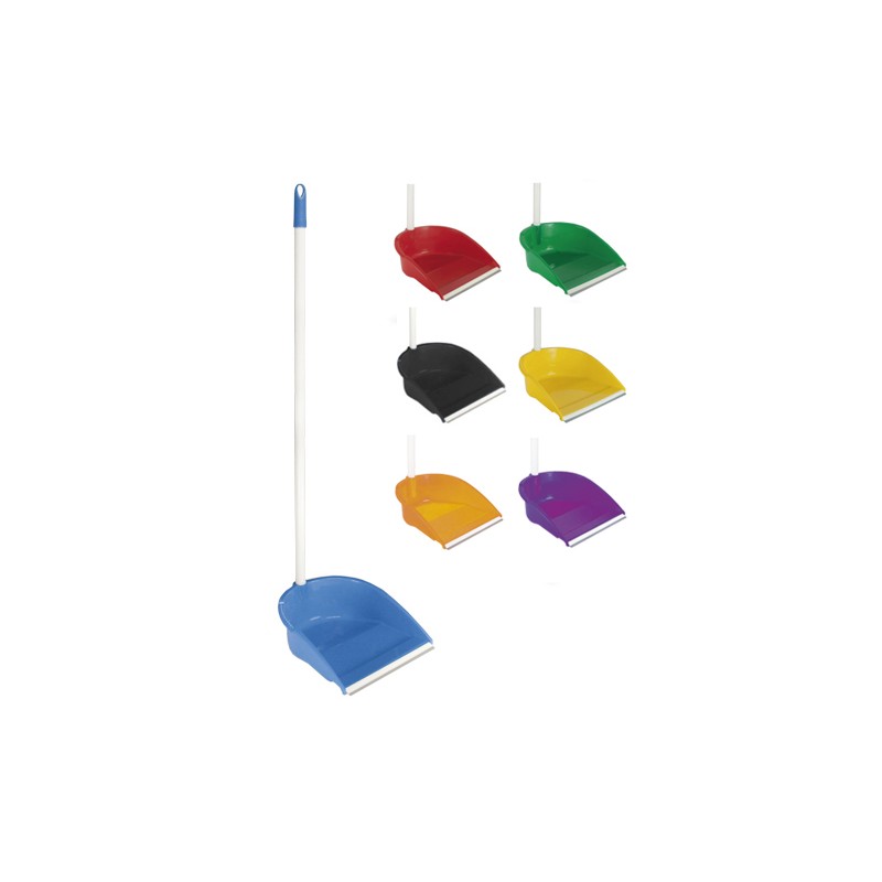 Neo Dust Pan With Rubber Blade With Handle With Screw