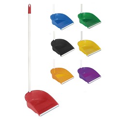 Neo Dust Pan With Rubber Blade With Handle With Screw