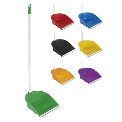 Neo Dust Pan With Rubber Blade With Handle With Screw