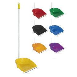 Neo Dust Pan With Rubber Blade With Handle With Screw