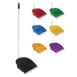 Neo Dust Pan With Rubber Blade With Handle With Screw
