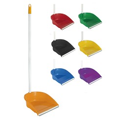 Neo Dust Pan With Rubber Blade With Handle With Screw