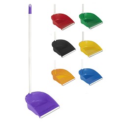 Neo Dust Pan With Rubber Blade With Handle With Screw
