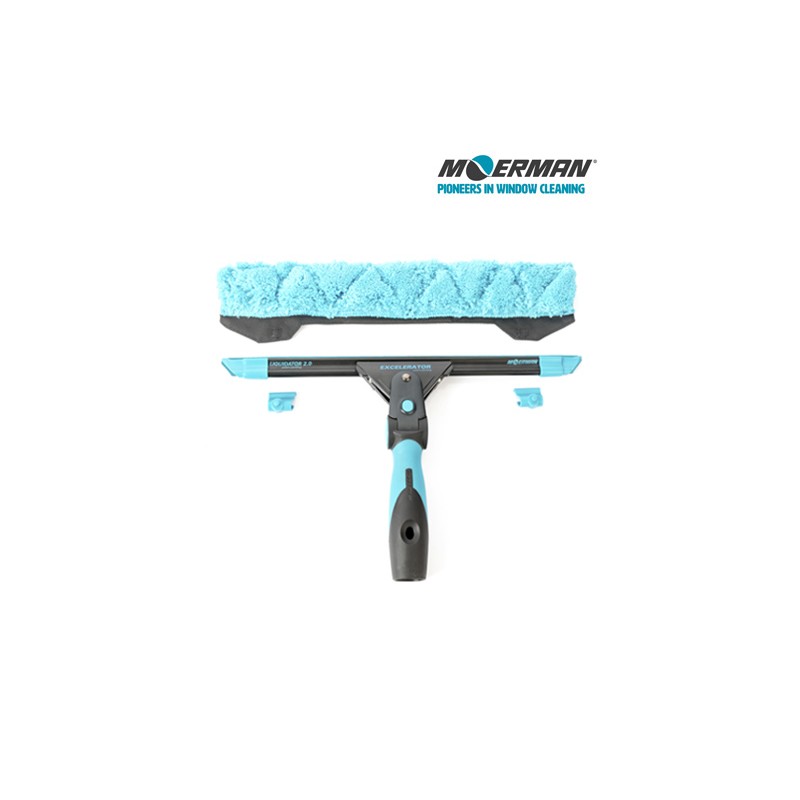 Window Squeegee Excelerator With Liquidator 3. 0 Channel+F*Liq Moerman 25, 35 & 45 cm.