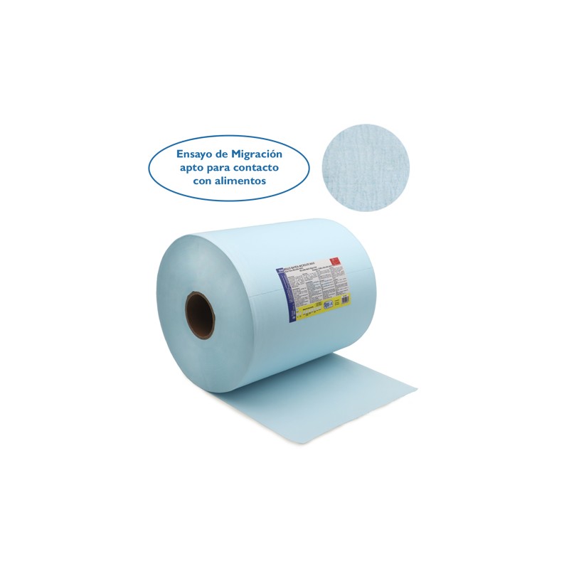 Maxi Microlite Wiper Roll. Blue 210 m (500 Wipes Of 32X42Cm)