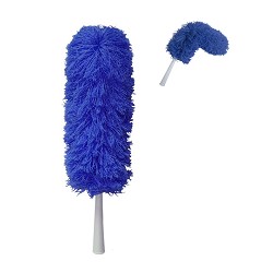 Plumeau Microfil Microfibre. Flexible. Avec Pas de Vis. Bleu