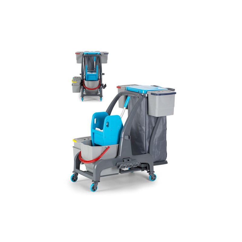Carro R-Evolution Simple 25 Litros con Manillar, Saco y Cubetas