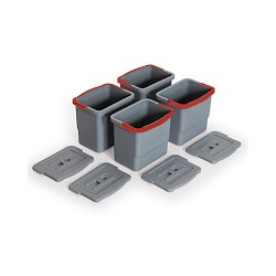 Bucket 6 Litres Gray/