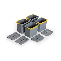 Bucket 6 Litres Gray/