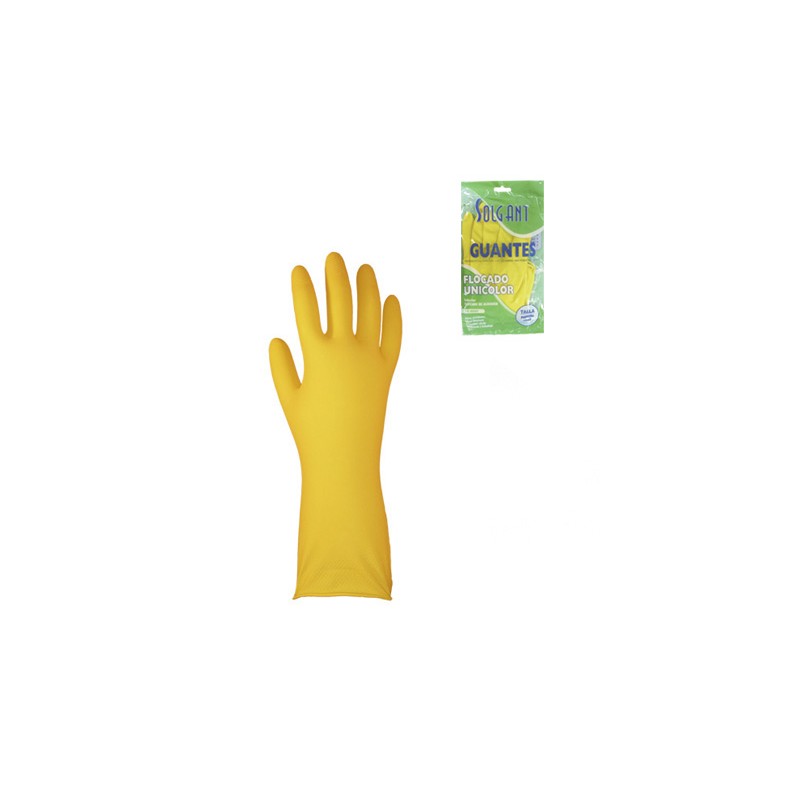 Gants Ménagers. Unicolor. Jaune Gants Ménagers. Unicolor. Jaune