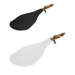 Funda Para Jamon 20 x 90 cm. Negro y Blanco