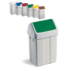 Piscis Dust Bin With Oscilating Cover. 25 & 50L