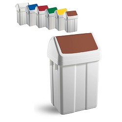 Piscis Dust Bin With Oscilating Cover. 25 & 50L