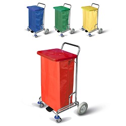 Carro Cover Lavanderia (Con Tapa y Saco)