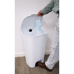 Poubelle Fort 25 Litres. Couvercle À Pédale