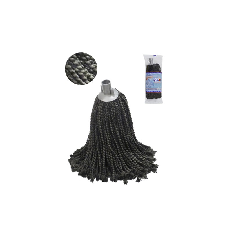 Fregona Hilo Micro/Cotton Negro Extra Grande