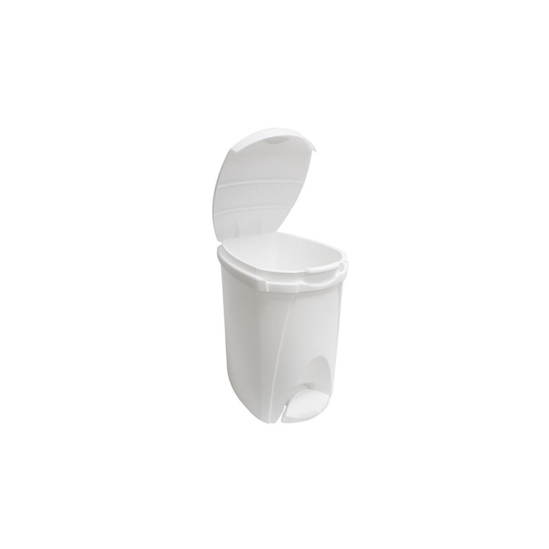 Cubo Papelera Baño 8 Litros C/Tapa Pedal