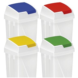 Cubo Papelera Aquario 25 Litros C/Tapa Basculante
