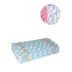Check Terry Kitchen Cloth. Coloured Checkered Print. Extra. 50 x 50 cm. Pack-12 Pcs.