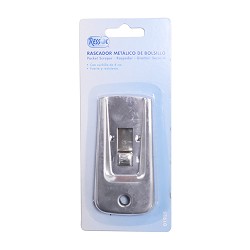 Grattoir de Poche En Métal. Avec Lames de Remplacement. 4 cm.