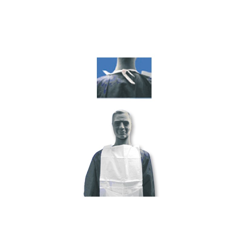 Cellulose Plastified Adult Bib. With Pocket. Cellulose Plastified Adult Bib. With Pocket.