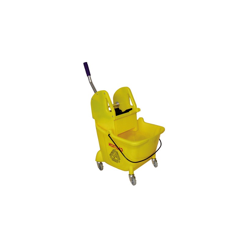 Rocky Bucket 24 Litres With Wheels + Stilo Wringer Rocky Bucket 24 Litres With Wheels + Stilo Wringer