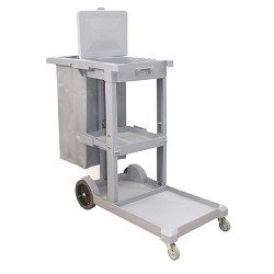 Rubby Cleaning Trolley With Plastic Cover For Bag Holder